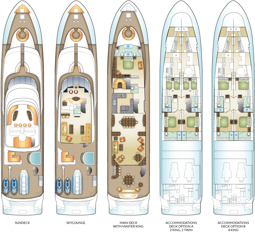 THE B&B Yacht Charter Details, Westport motor yacht CHARTERWORLD
